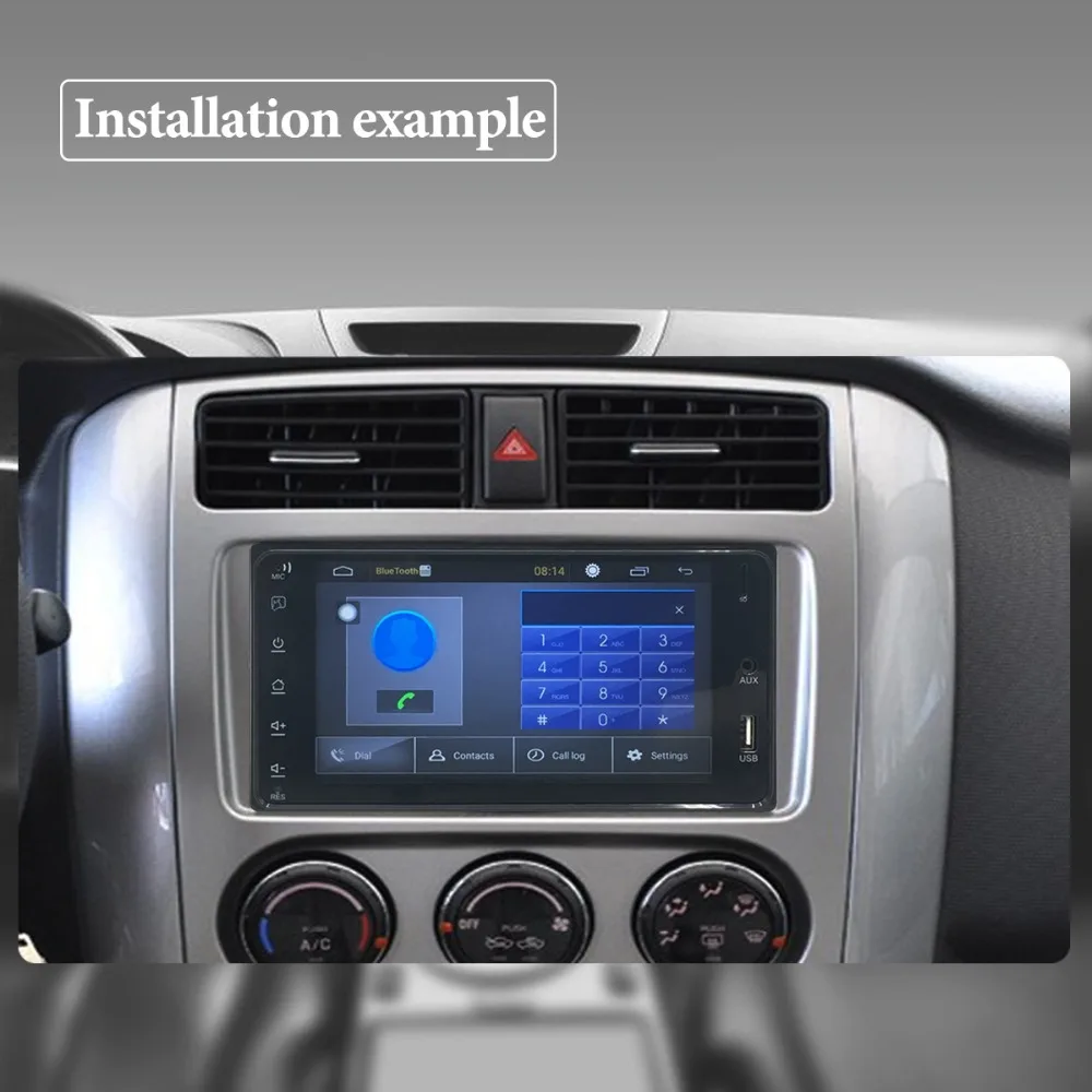 IOKONE радио GPS 2 din в автомобиль android 7 1 стерео DVD навигации плеер для Toyota COROLLA VIOS YARIS CAMRY