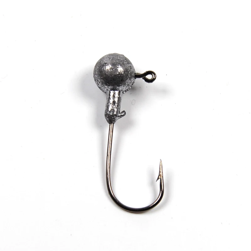 

Bimoo 20pcs Lead Jig Head 9g 6g 4g 3g 1g 2/0 1/0 #2 #4 #6 Barbed Hook Soft Lure Jigging Hook Fishing Hooks