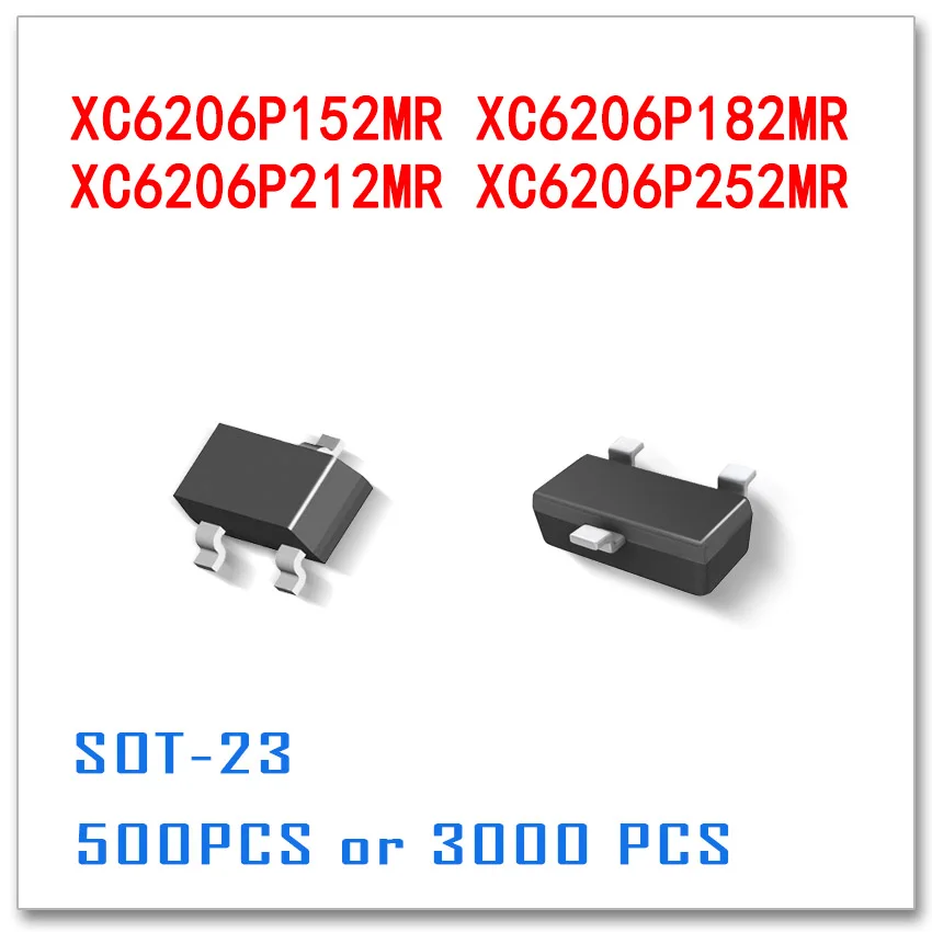 

500PCS 3000PCS SOT23 XC6206P152MR XC6206P182MR XC6206P212MR XC6206P252MR SMD SOT SOT-23
