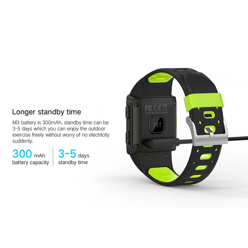 SMA M3 GPS Смарт часы Для мужчин 1 3 дюймов IPS Экран Bluetooth 4 0 монитор сердечного ритма во