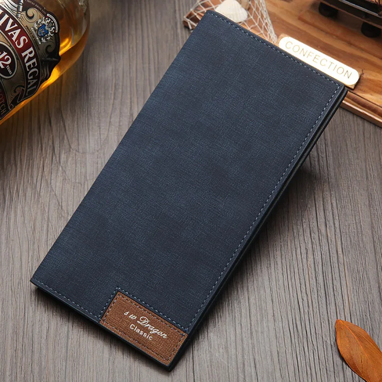 Тонкий мужской кошелек TQX1115 Винтажный дизайн|purse card holder|wallet vintagemale purse |