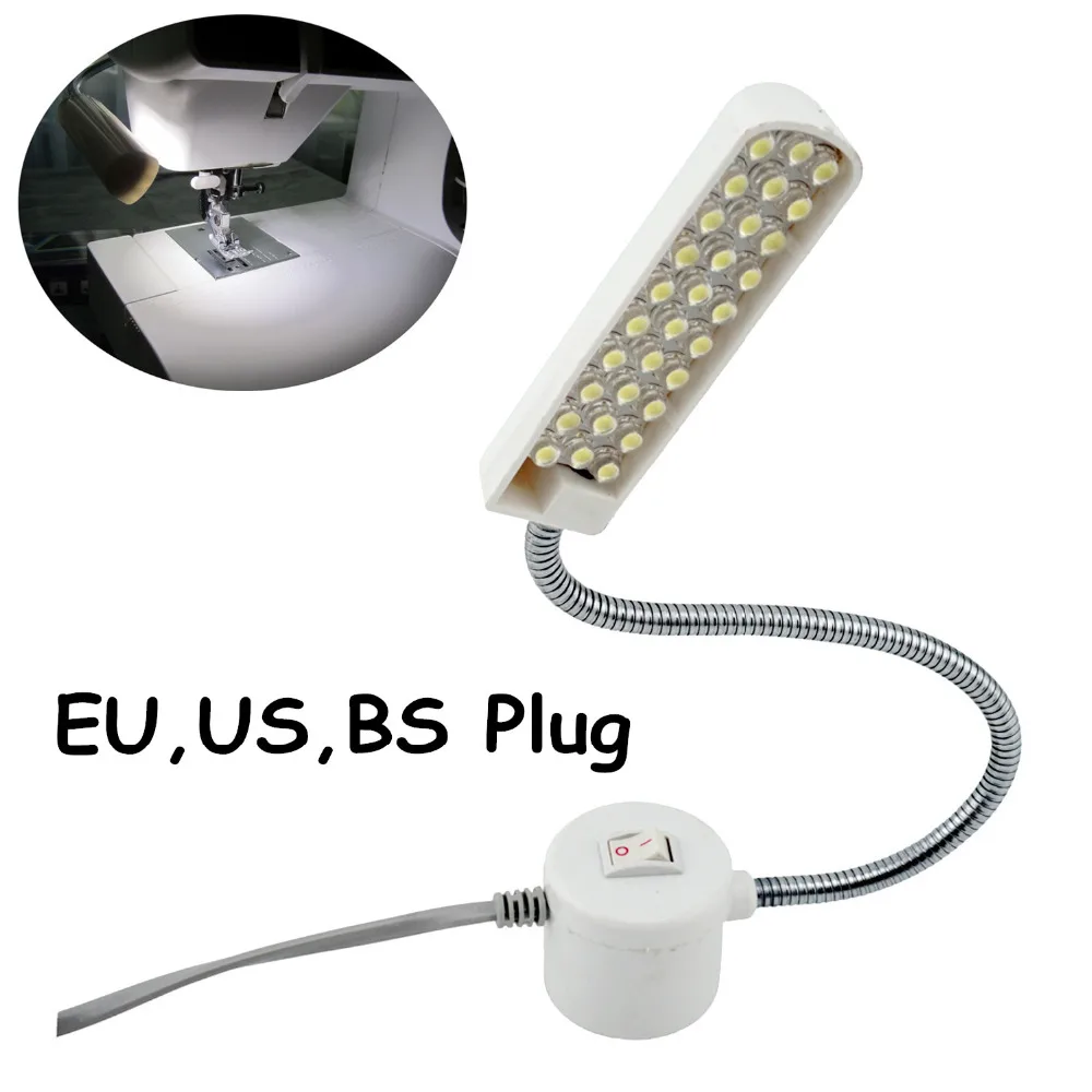 Рабочая гусиная лампа 30 светодиодов с магнитным монтажным основанием для дома