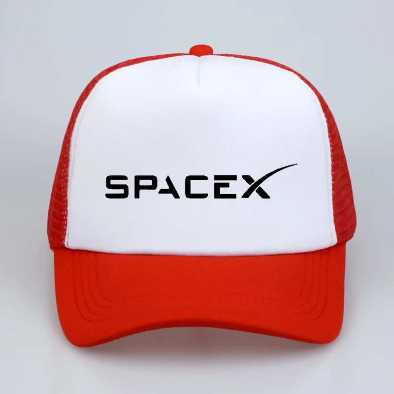 Горячая SpaceX бейсбольные кепки UFO для мужчин и женщин, летние шапки для наружного пространства, ракета, мускус, вентиляторы, спорт, активный, крутая шляпа, сетка, бейсболка