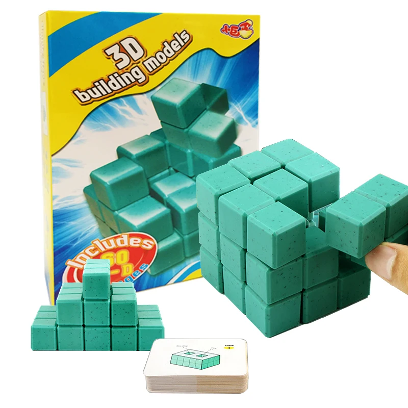 3d модель строительных блоков игрушки для детей доска логического мышления