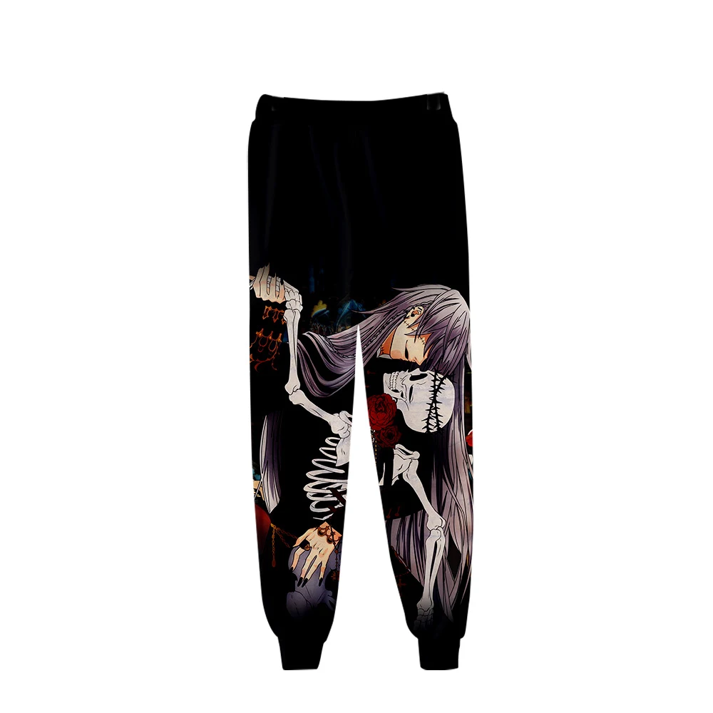 Черный Дворецкий 3D Аниме Стиль брюки высокого качества спортивные штаны лосины