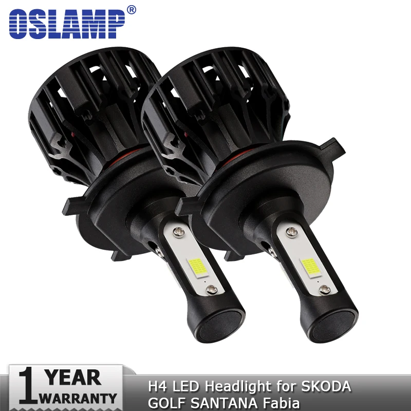 Oslamp H4 светодиодный головной светильник лампы Автомобильный Hi lo Луч 72 Вт 8000lm 12v 24v