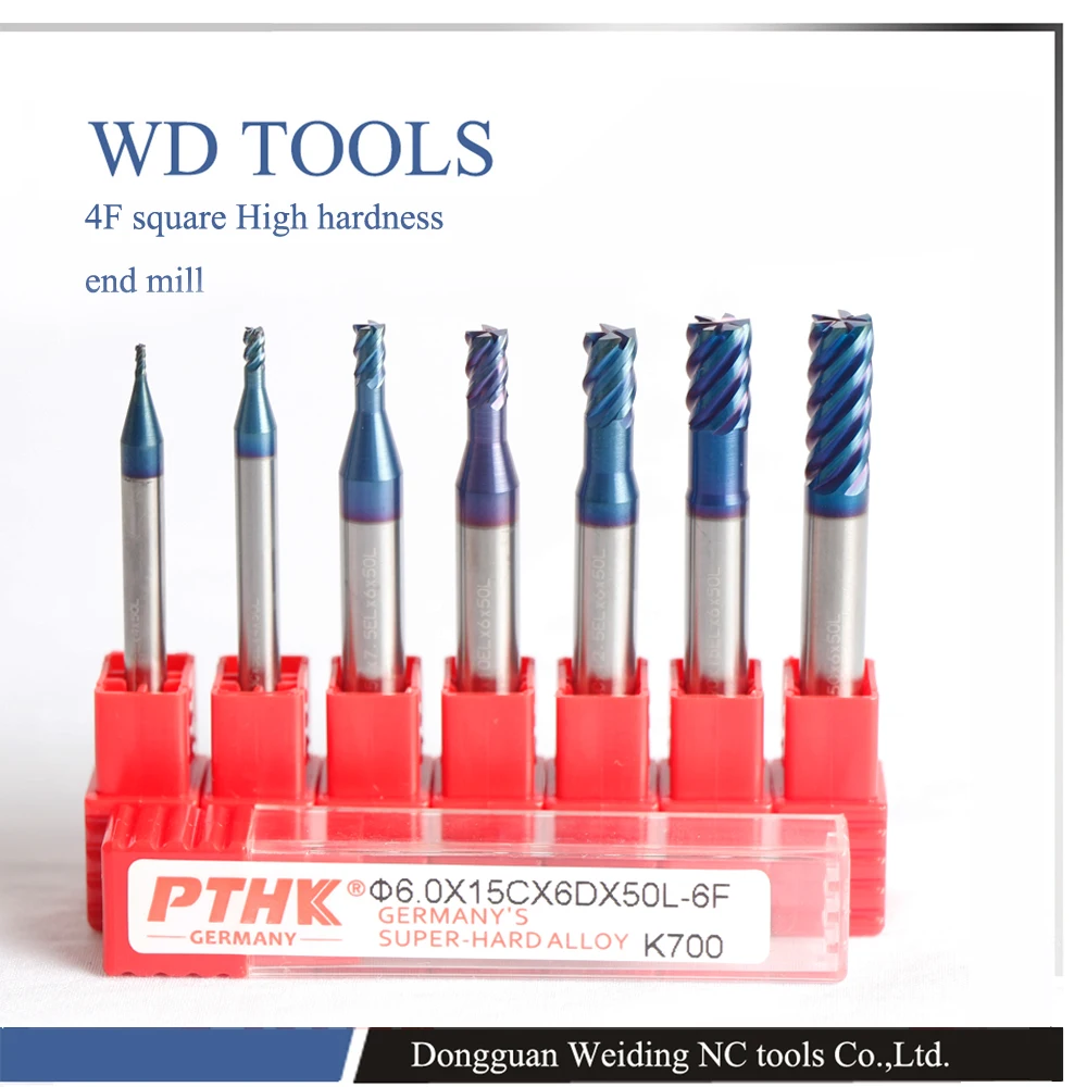 

20X100L HRC70 Carbide 6 flute end milling cutters for milling machine PTHK with core Germany's technology milling cutter