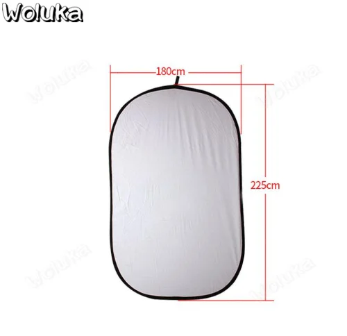 Фотография овальной черно белой фоновой доски складной отражатель для отправки