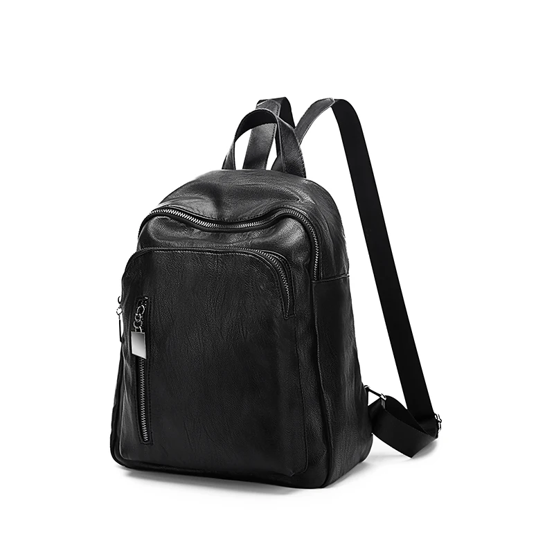 QIJI Brand Backpack Genuine Leather For Women School Student Teenage Girl Escolar Bolsa Mochila Rucksack | Багаж и сумки