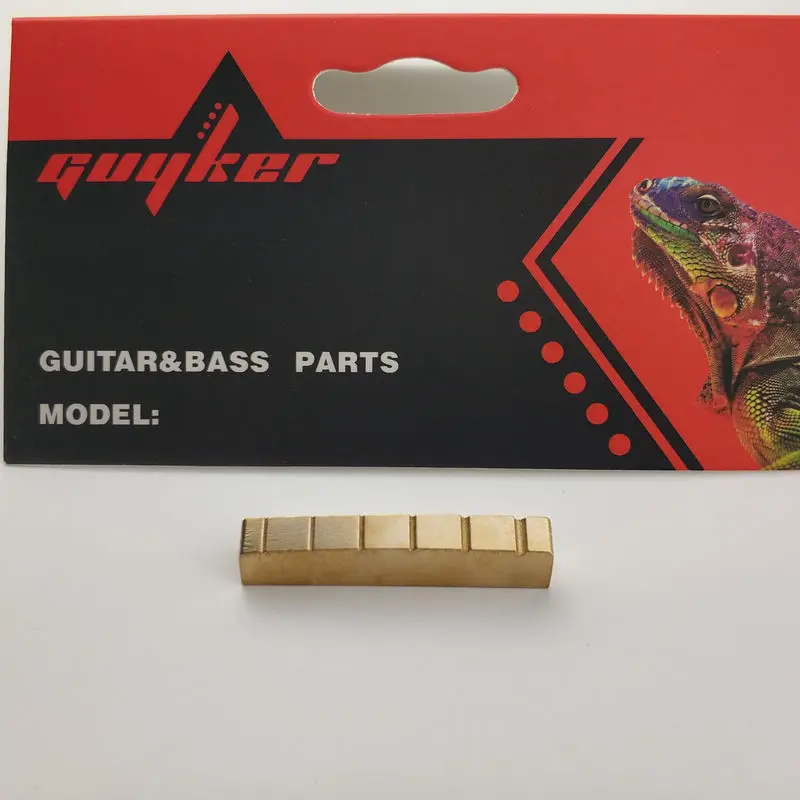 Одна штука стандартная гайка размером 43 мм для гитар типа LP Nut LP|brass guitar nut|guitar nutnut