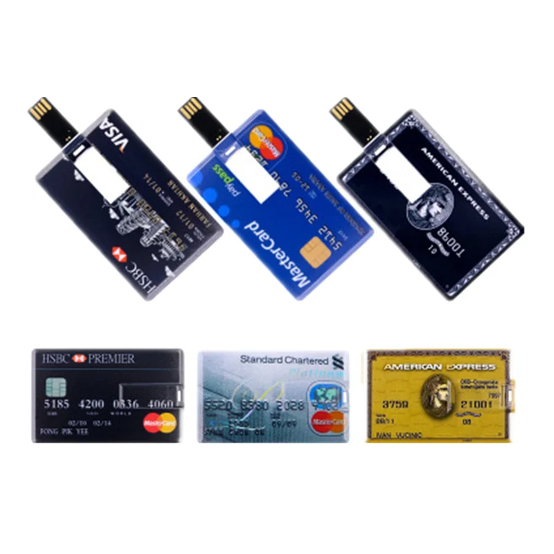Usb флеш накопитель 32 ГБ HSBC американская экспресс карта мастер Visa памяти флешка 64