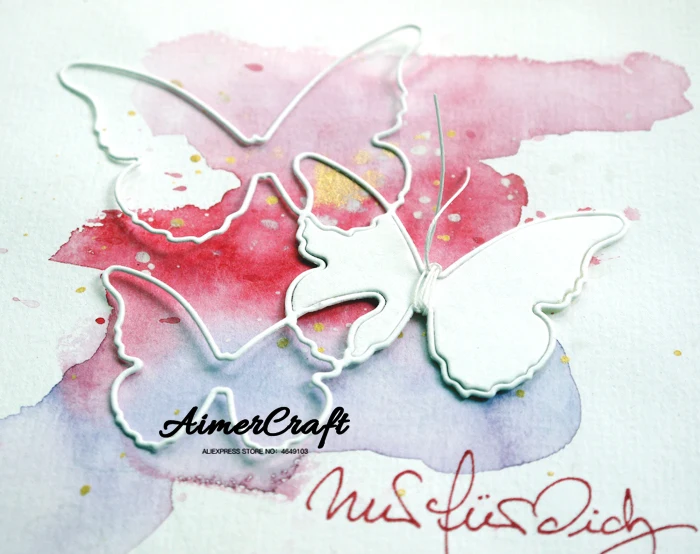 Металлические Вырубные штампы в виде бабочек животных для бумаги сделай сам