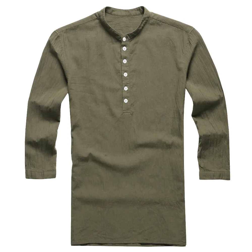 Жаркое лето spring2019 Новый Для женщин мягким один дикий LMen Мешковатые Хлопок Лен 3/4
