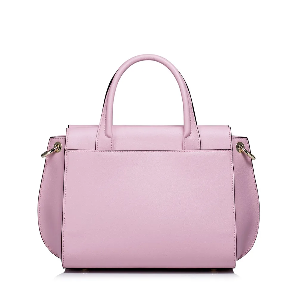 2016 Новая Тенденция Трапеции Крыло Сумки женщин Натуральной Кожи Верхнюю Ручку