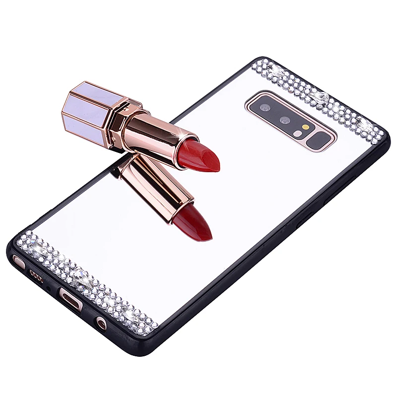 Mirror Bling Case for Samsung Galaxy S10 S10e S9 S8 Note 8 9 J6 Plus A6 A8 J4 J8 A7 J2 Pro 2018 Crystal Phone Coque |