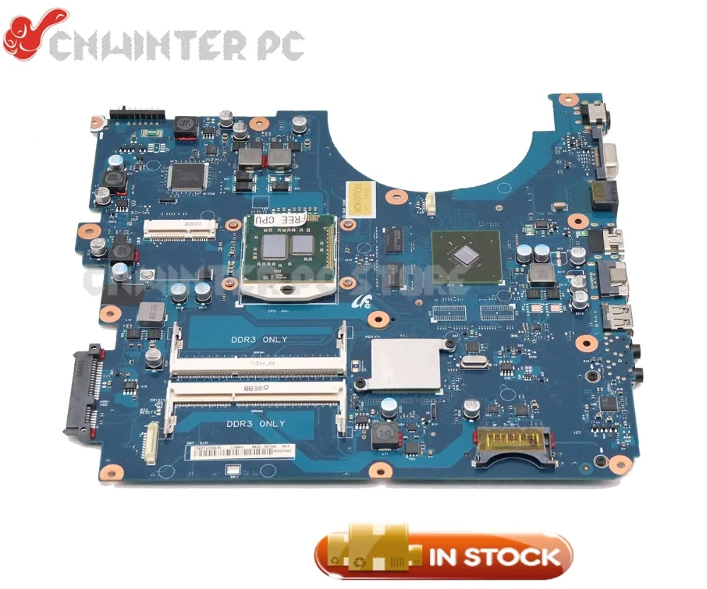 NOKOTION для Samsung R580 NP материнская плата ноутбука HM55 DDR3 GT310M свободный ЦП|laptop motherboard for