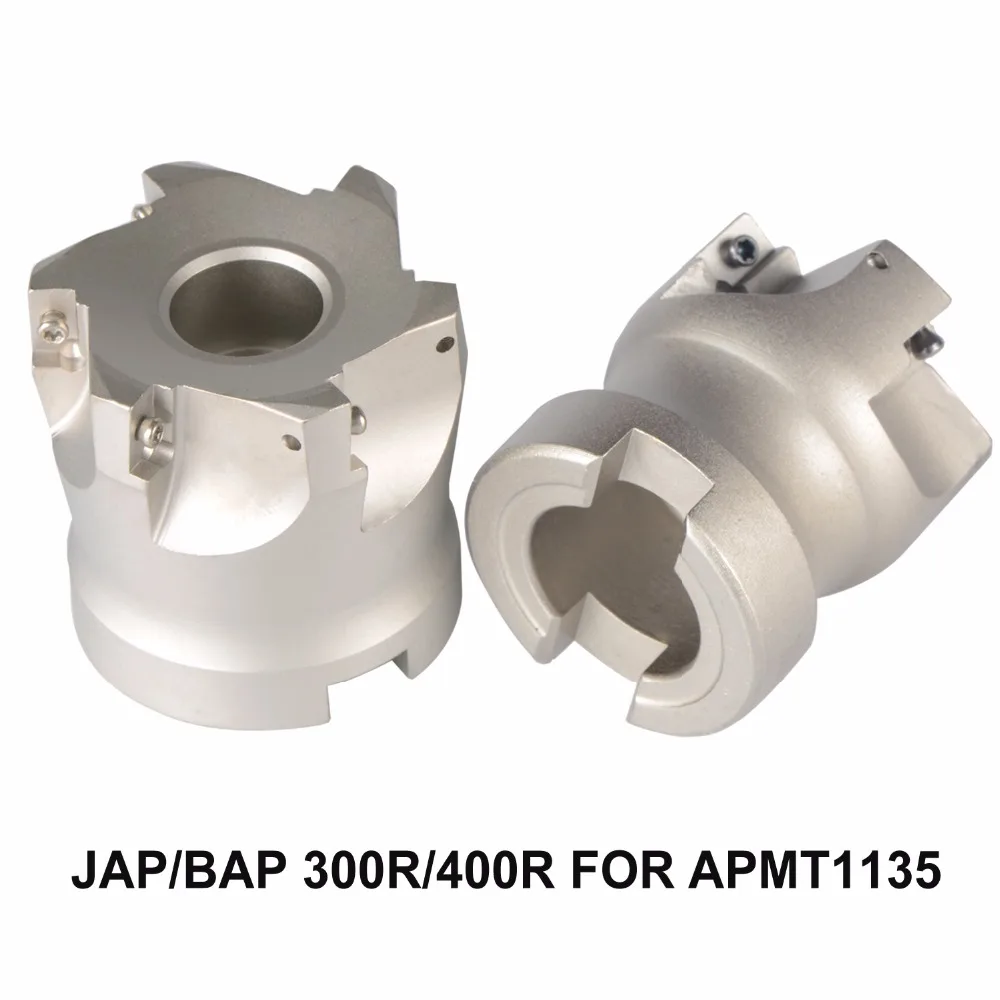 BAP300R BAP400R Наплечная головка Фрезы с ЧПУ, фрезерные инструменты, карбидные вставки APMT1135 APMT1604