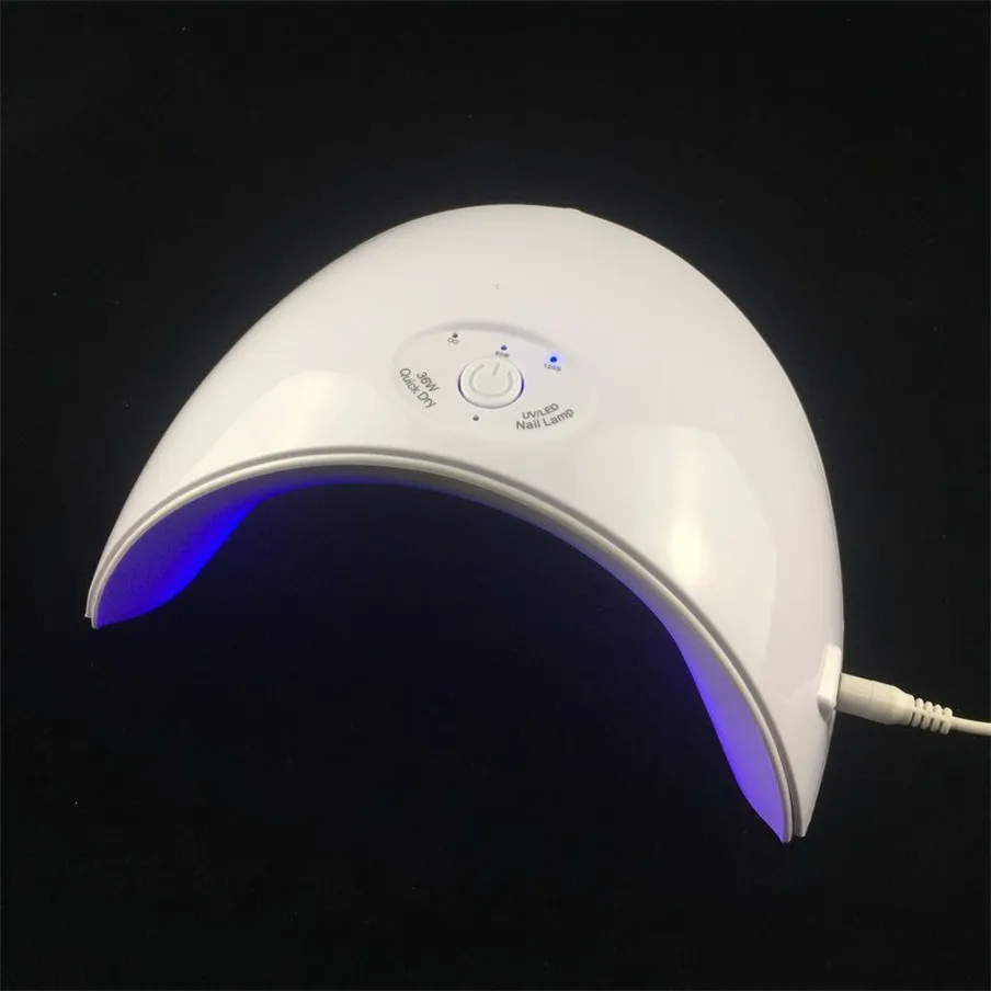 Новый 36 Вт Led УФ-лампы для ногтей сушилка всех Гель-лак Маникюр 12 шт. светодиодов с