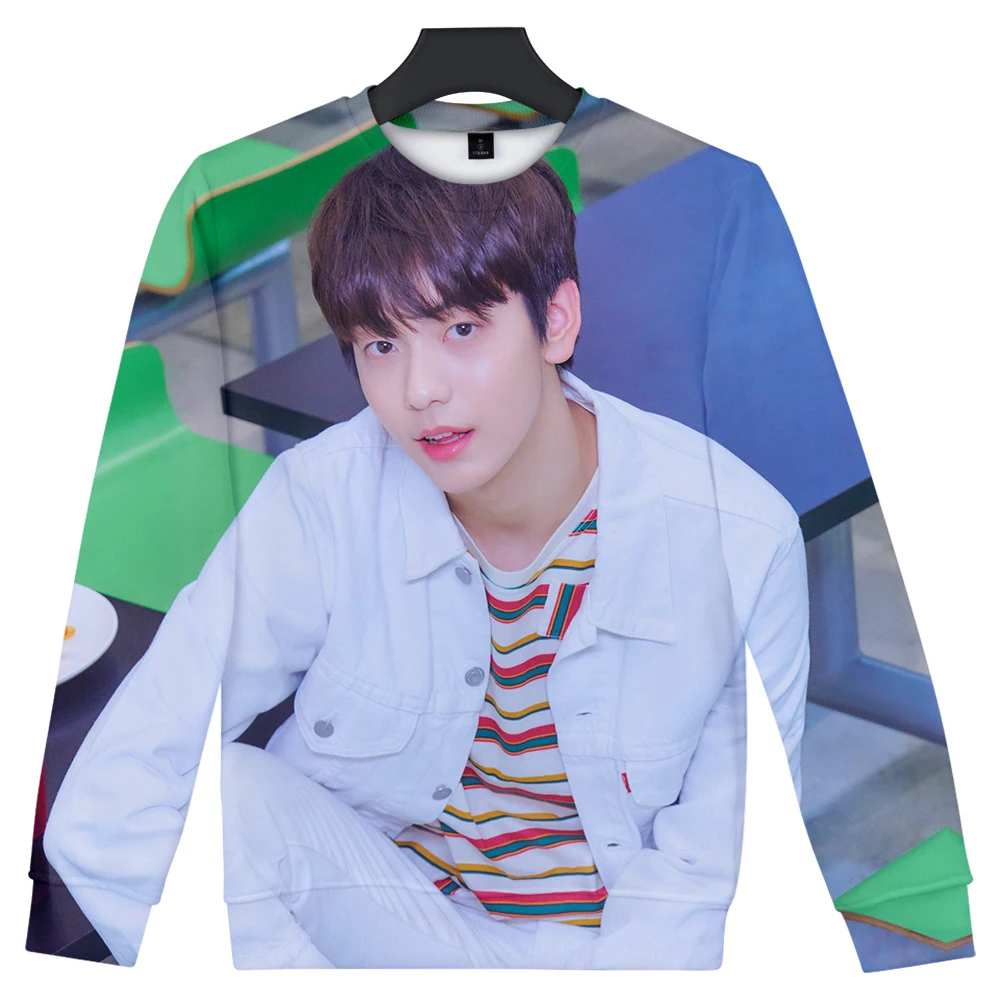 TOMORROW X TOGETHER Member SOOBIN cos/Популярная Повседневная футболка с длинными рукавами