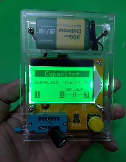 NIEUWE Alleen LCR-T3 чехол Цифровой ESR метр Mega328 транзистор тест er Чехол DIY Doos для |