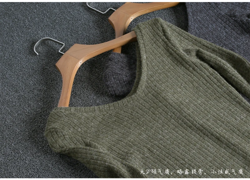 Новая коллекция осень High Street Для женщин трикотажные Тонкий Оболочка v образным