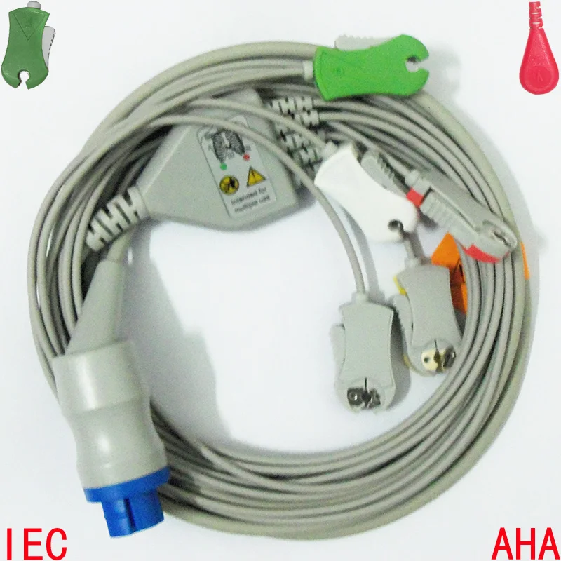 

Compatible with Datex-Ohmeda Patient ECG/EKG Monitor the 5 lead Cable and Leadwire