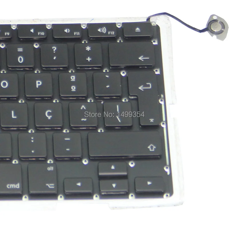 Подлинная A1286 португальский клавиатура с подсветкой для Apple Macbook Pro 15 ''A1286