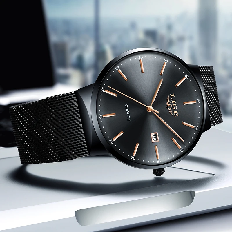 Женские кварцевые часы от известного бренда LIGE женские наручные Montre Femme 2019 |