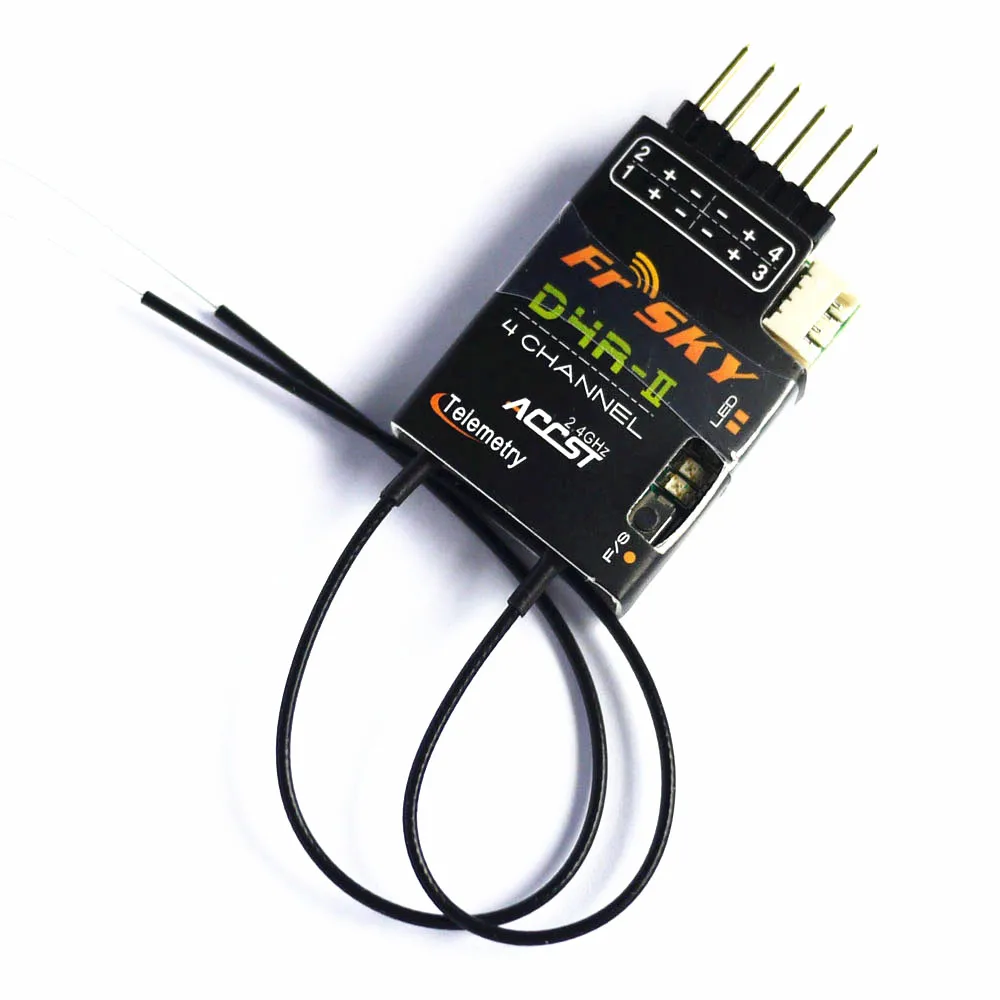 FrSky D4R II 4 канальный приемник w данных Порты и разъёмы CPPM RSSI (Ш/телеметрии) для RC