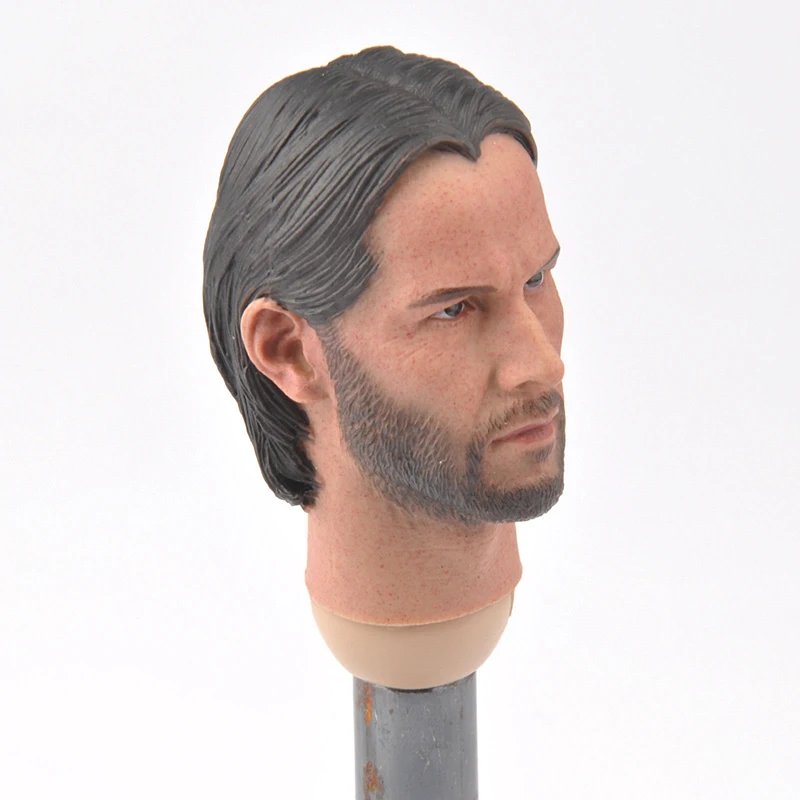 1/6 весы мужской фигуры аксессуар Джон фитиль Keanu головы лепить с заклепками по