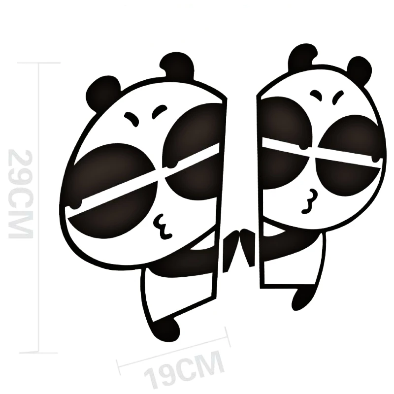 Aliauto 2 X наклейки с рисунком планды для Chevrolet Captiva Niva Aveolacetti Sonic Spark Cruz | Автомобильные