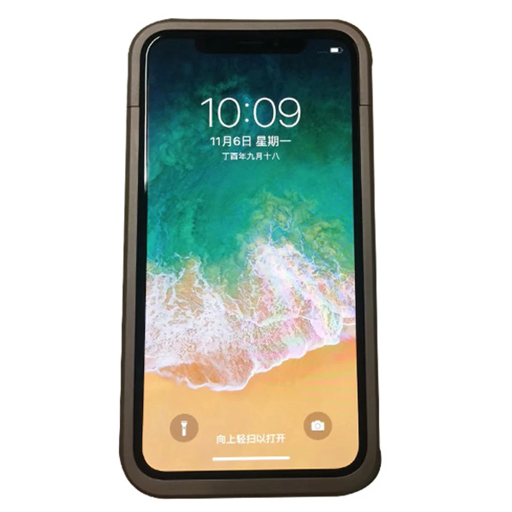 Внешний 5000 mAh Блок питания зарядное устройство адаптер чехол для iPhone X с