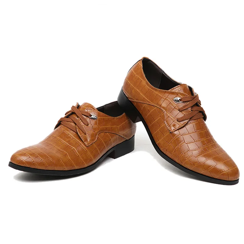 Туфли мужские классические лакированная кожа оксфорды заостренный носок без