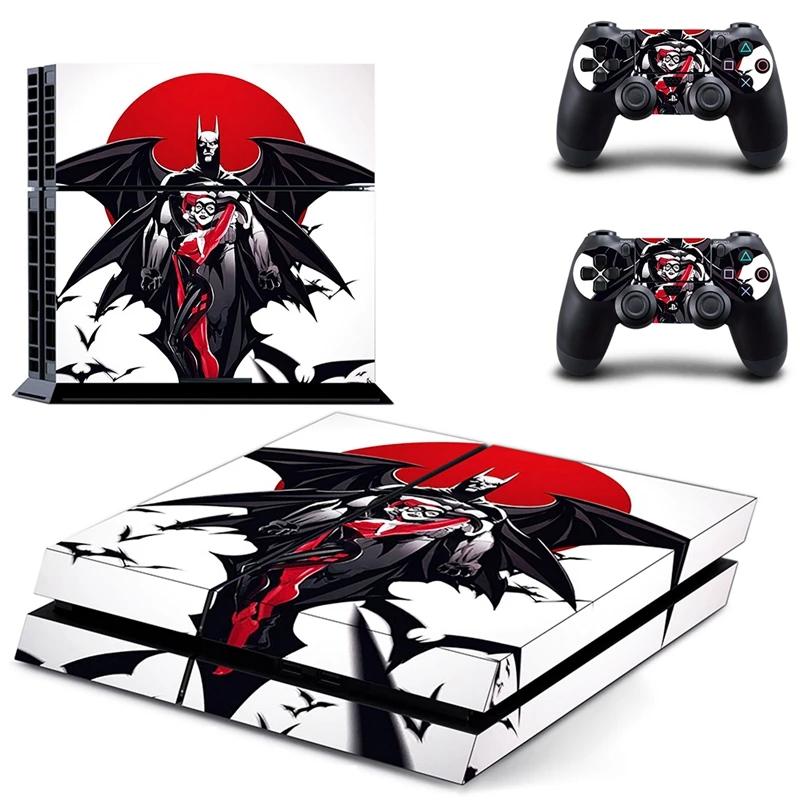 Batman: Arkham City наклейки стикеры на кожу для Playstation 4 PS4 консоли + из 2 предметов