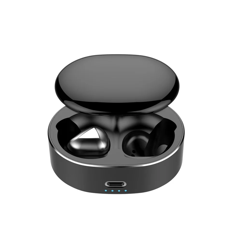 

T50 Беспроводной Bluetooth наушники-вкладыши Наушники-вкладыши TWS наушники с микрофоном с защитой от пота сенсорный Управление с зарядный Чехол С...