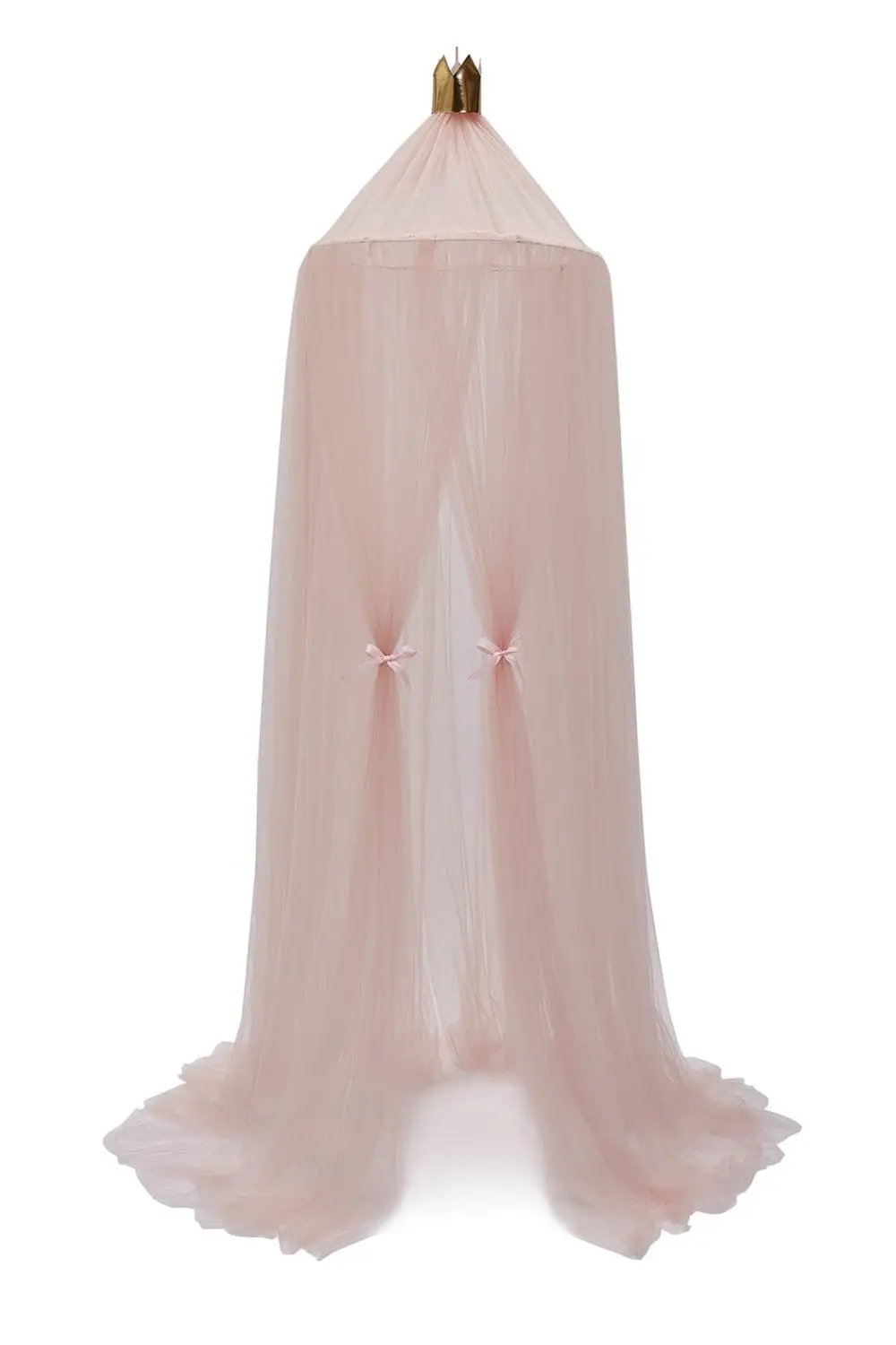 Pink Игровой домик, палатки для детской комнаты, купольная кровать, навес для спальни, москитная сетка для детской комнаты, декор для детей, Круглый висящий купол, москитная сетка - Цвет: Pink