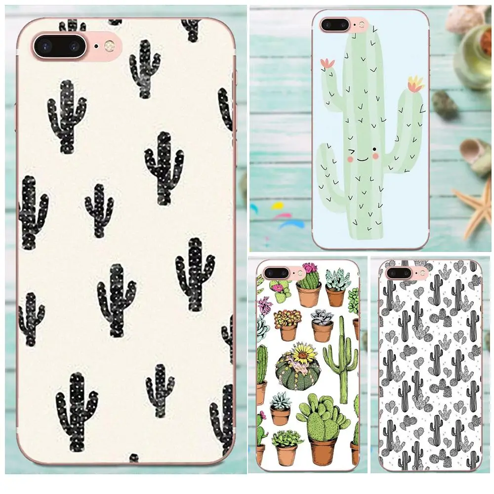 Cactus By For Huawei P8 P9 P10 P20 P30 Mate 7 8 9 10 20 Lite Plus Pro 2017 TPU Phone Cases Covers | Мобильные телефоны и