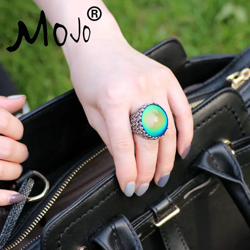Винтажное богемное ретро кольцо Mojo с изменением цвета | Украшения и аксессуары