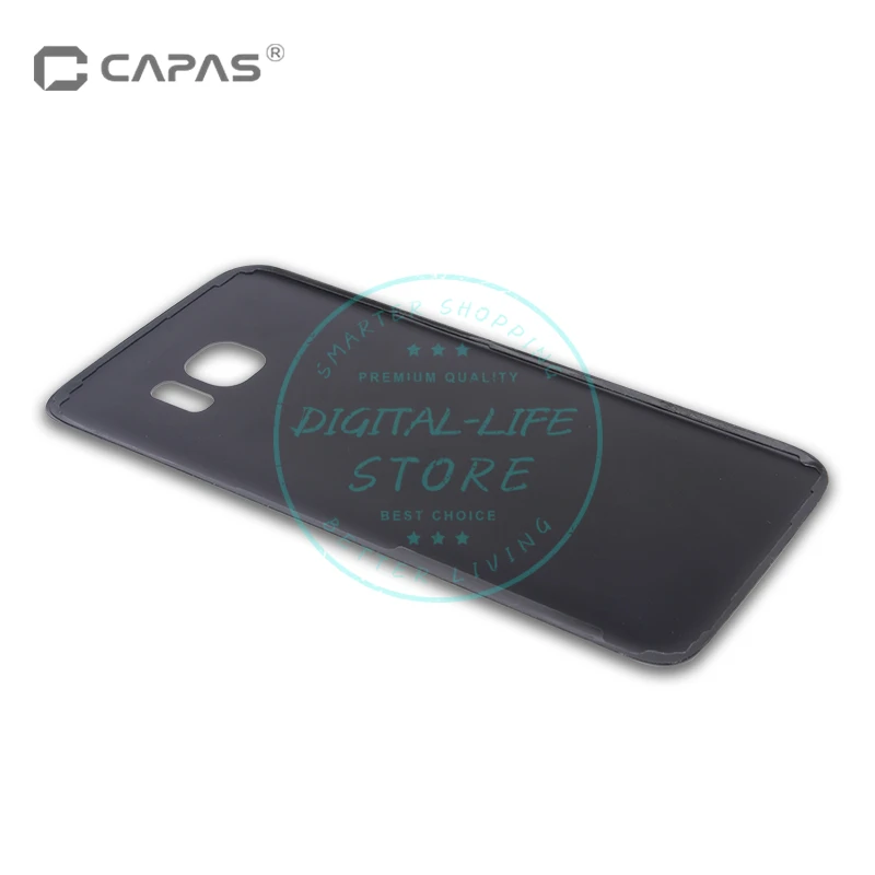 Для Galaxy S7 Edge G935 G930 задняя крышка батарейного отсека стекло + пластиковый корпус