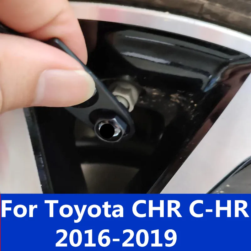Для Toyota CHR C HR 2016 2019 Theftproof алюминиевое колесо автомобиля Шины Клапаны шины