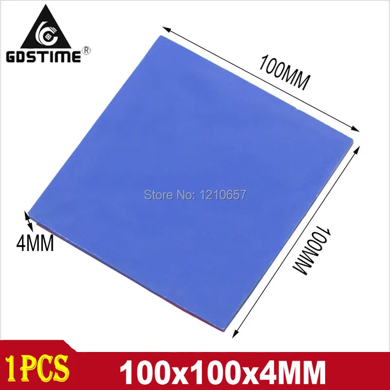 1 шт. 100 мм x 4 PC CPU VGA проводящие силиконовые термопрокладки мм|padded boxers|pad designpad post |