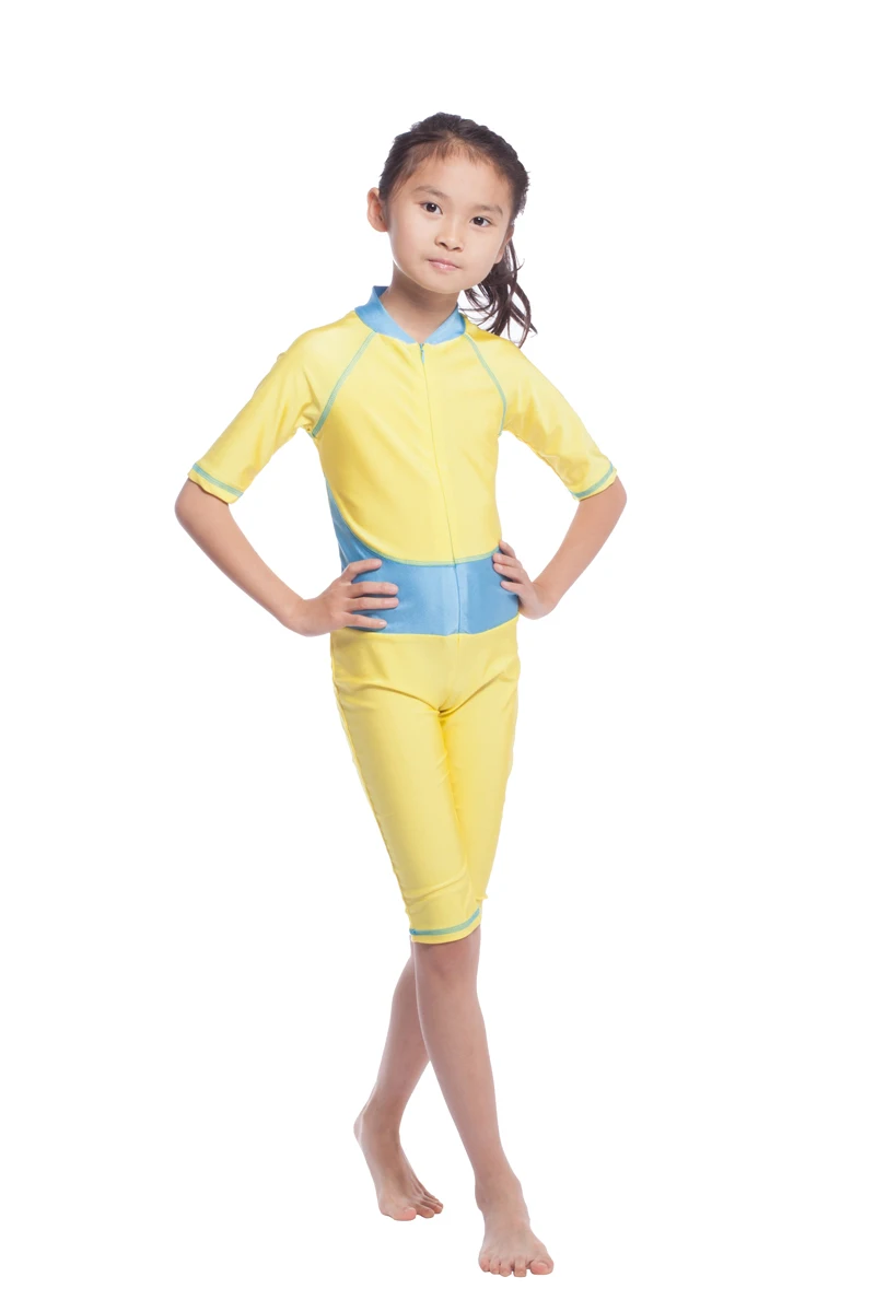 Muslim swimwear Islamic Swimsuit children traditional clothing for kids Turkish Arab Dubai Indonesia girls maillot hw20A |