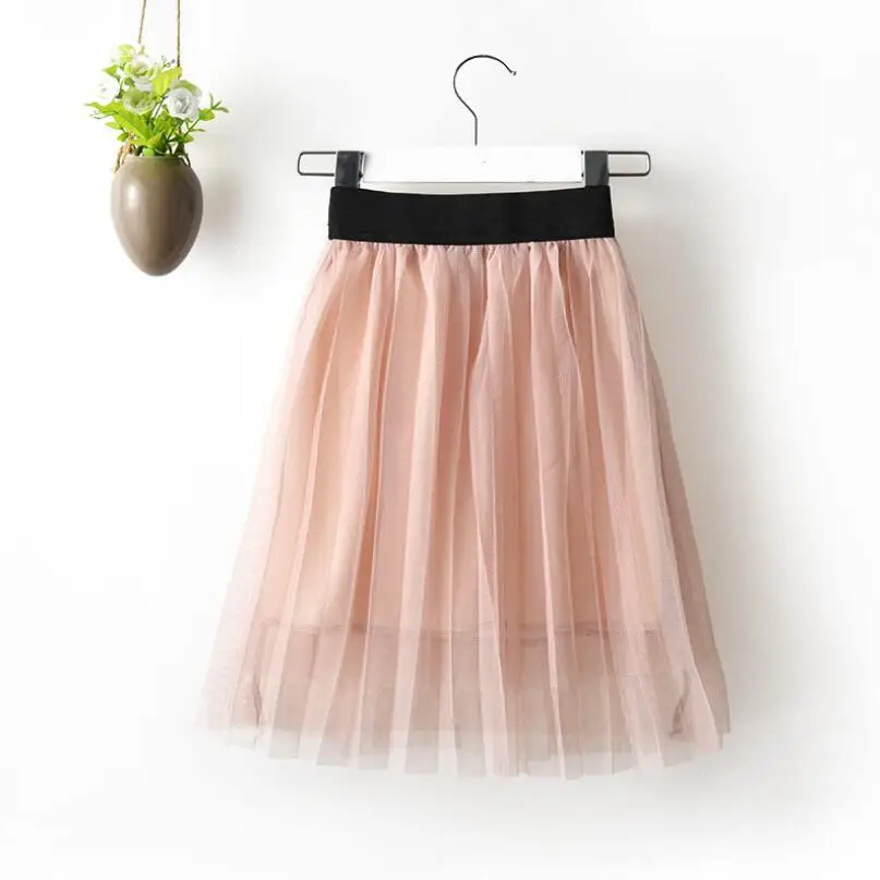 design 5 pink Г. Юбки-пачки для маленьких девочек, школьные плиссированные юбки в складку, Детская сетчатая юбка с героями мультфильмов юбка принцессы для девочек детская одежда, юбка-американка - Цвет: design 5 pink
