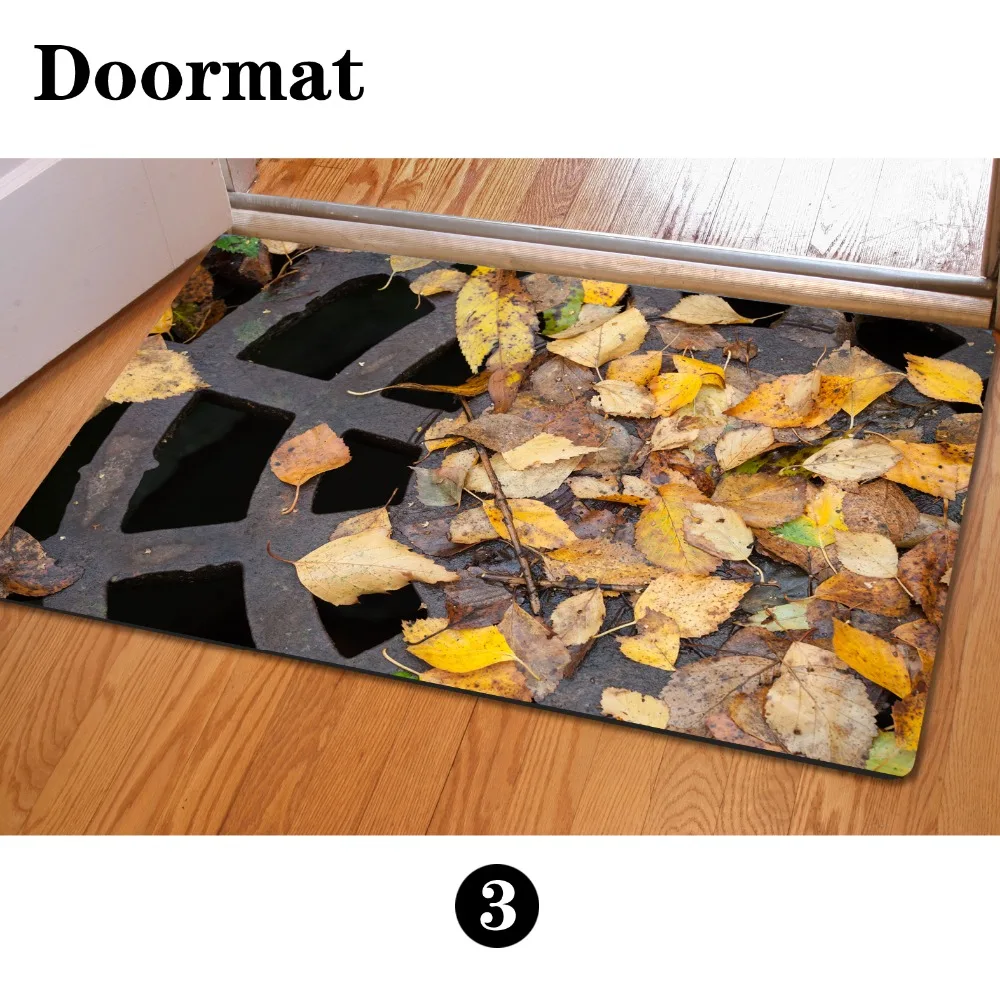 40*60 см коврики для входной двери забавный резиновый коврик модный ковер с 3D