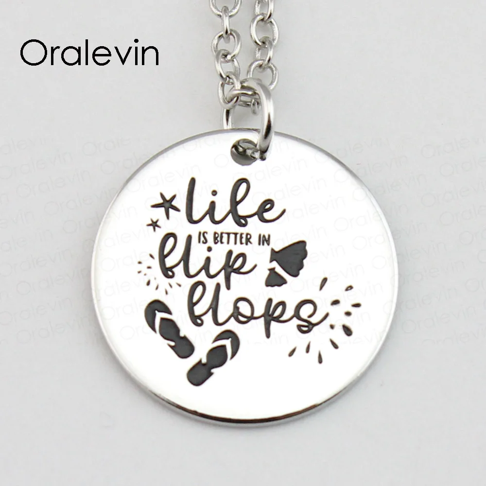 

Жизнь лучше в Вьетнамки ожерелье с подвесками Подарочные ювелирные изделия 10 шт./лот, # LN393