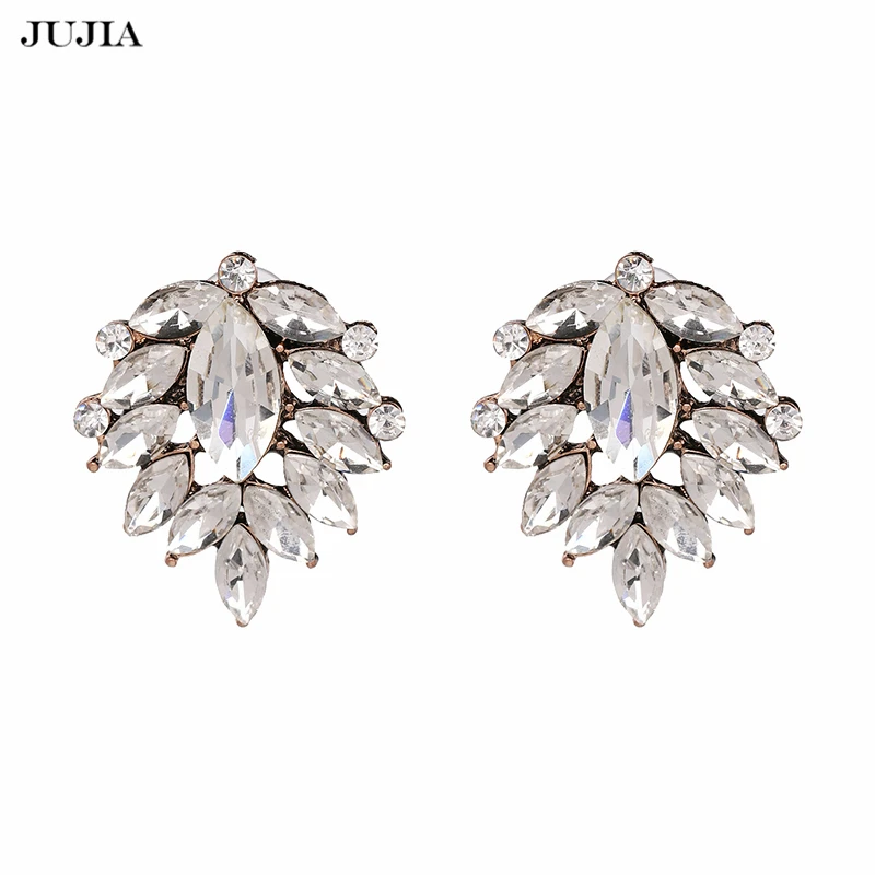 

Hot Wedding Engagement Gift Charm Fashion Statement Jewelry Luxury Stud Earrings For Women