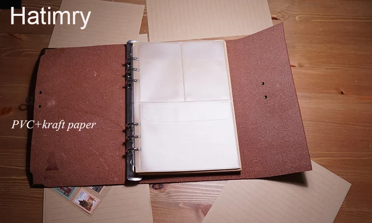 А5 натуральная кожа бизнес путешественник замок блокнот дневник caderno escolar defter binder клип Журнал Блокнот livros sketch book