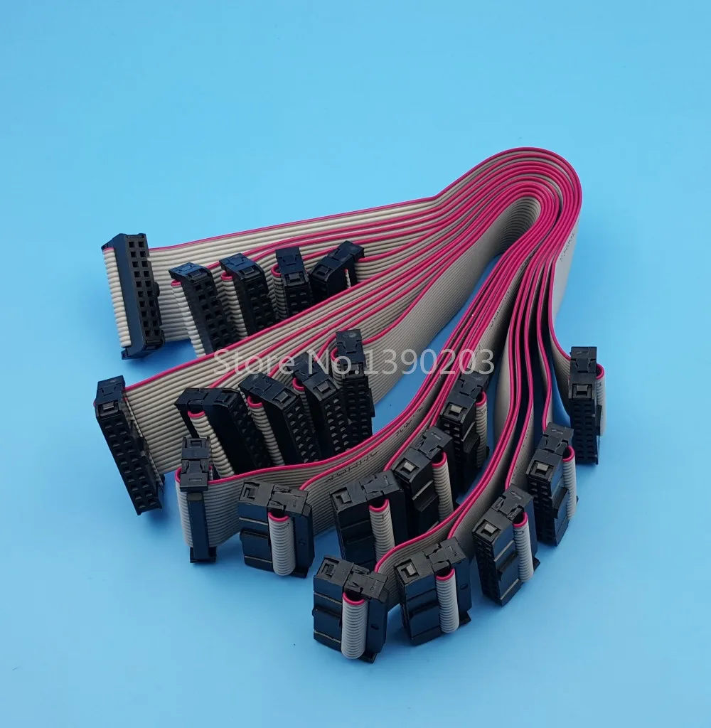 10 шт. 20 см 2x10 20Pin IDC плоский ленточный кабель для передачи данных с шагом 2 54 мм AVR ISP