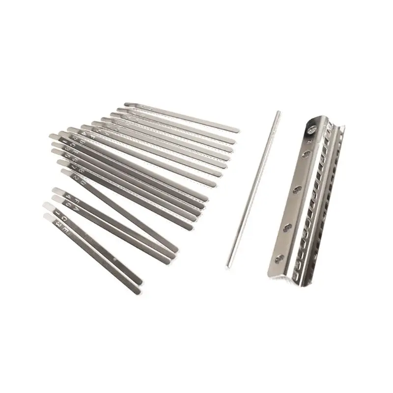Kalimba 17 клавиш DIY большой палец фортепиано клавиши надпись запасные части (17