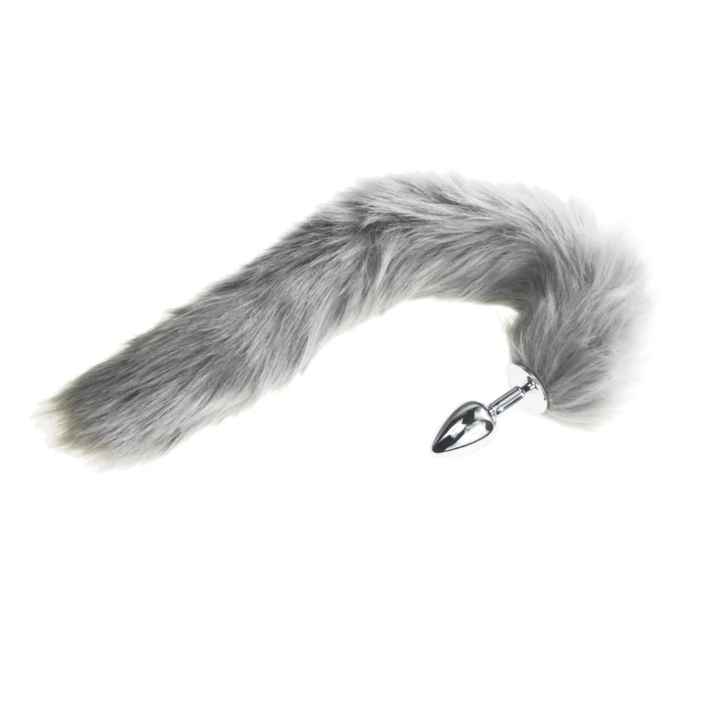 Анальная пробка в виде лисьего хвоста для стимуляции точки G|tail butt anal plug|fox tail butttail